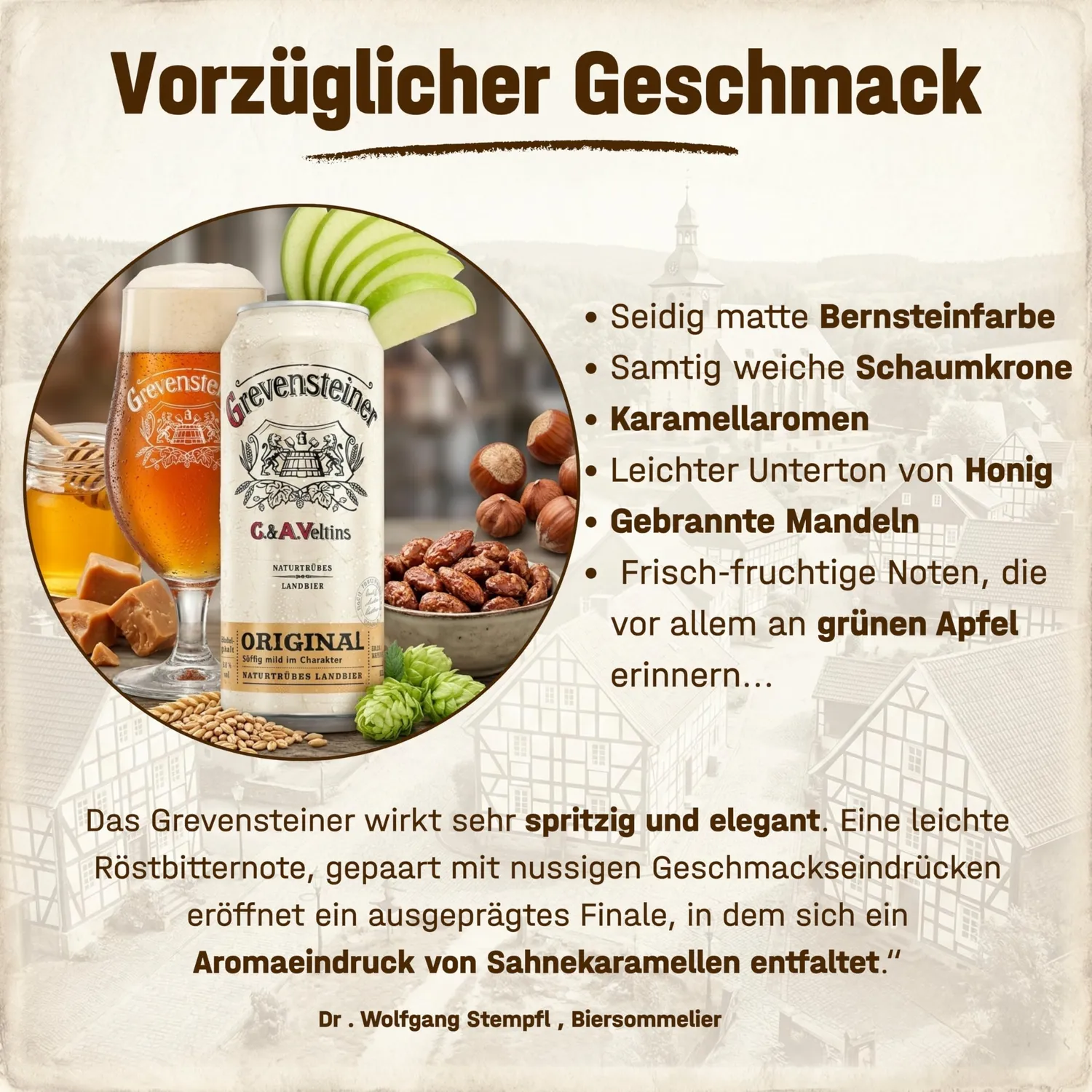 Grevensteiner Original Landbier Dose 24x0,5l naturtrüb