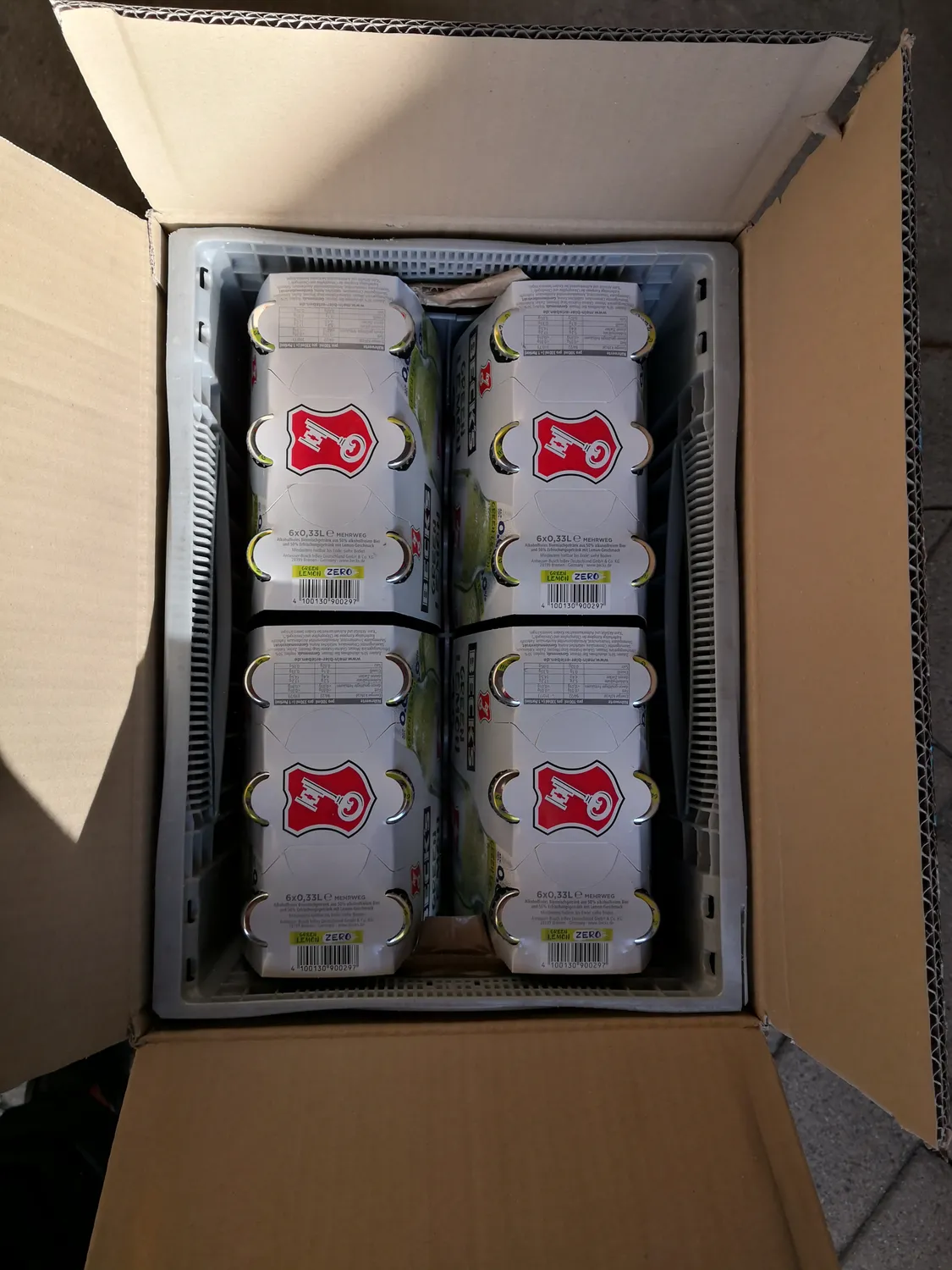 Beck's Green Lemon Zero Radler alkoholfrei 24x0,33l