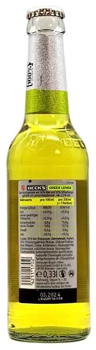 Beck's Green Lemon Radler 24x0,33l Kasten spritzig