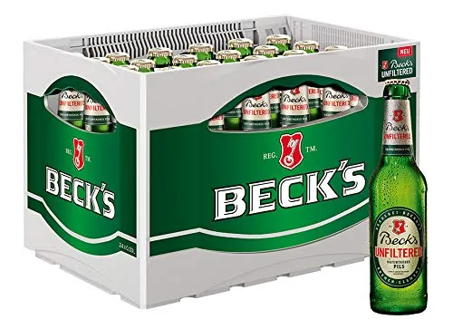 Beck's Unfiltered Pils Flaschenbier 24x0,33l naturtrüb