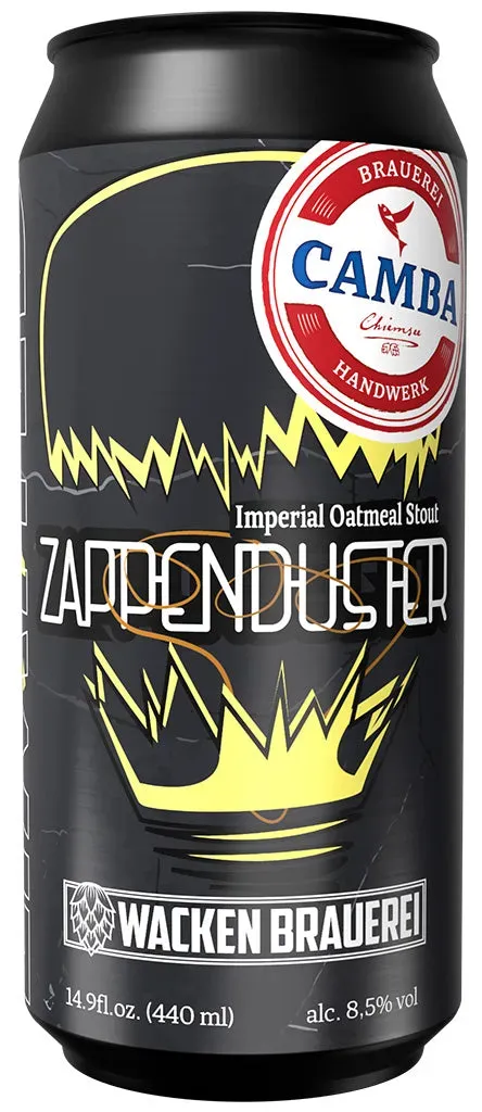 Camba Limited Edition Zappenduster Bier Dose Imperial Stout