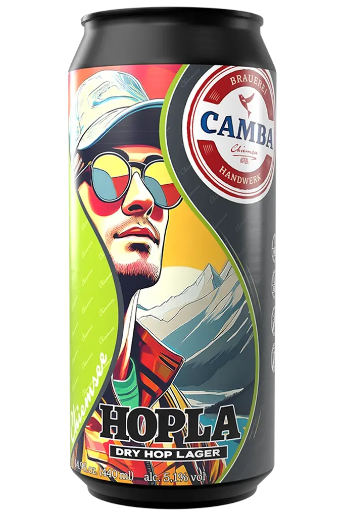 Camba Chiemsee Hopla Bier Dose Dry Hop Lager fruchtig