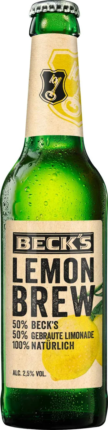 Beck's Lemon Brew Radler 24x0,33l Kasten Zitrone