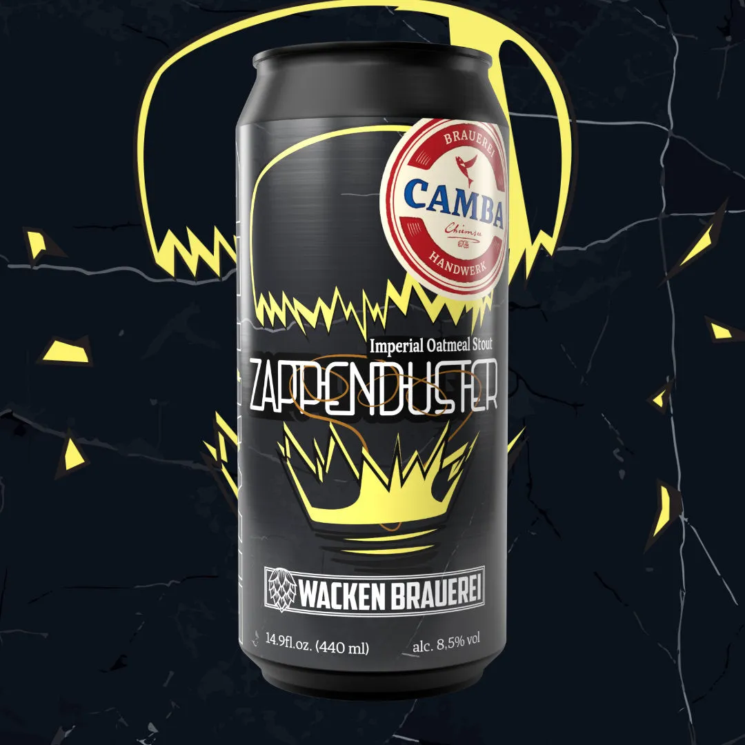 Camba Limited Edition Zappenduster Bier Dose Imperial Stout