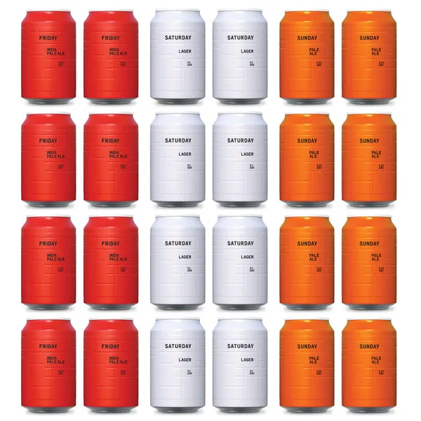 And Union Weekend Pack Bier Mix 24x330ml IPA Pale Ale