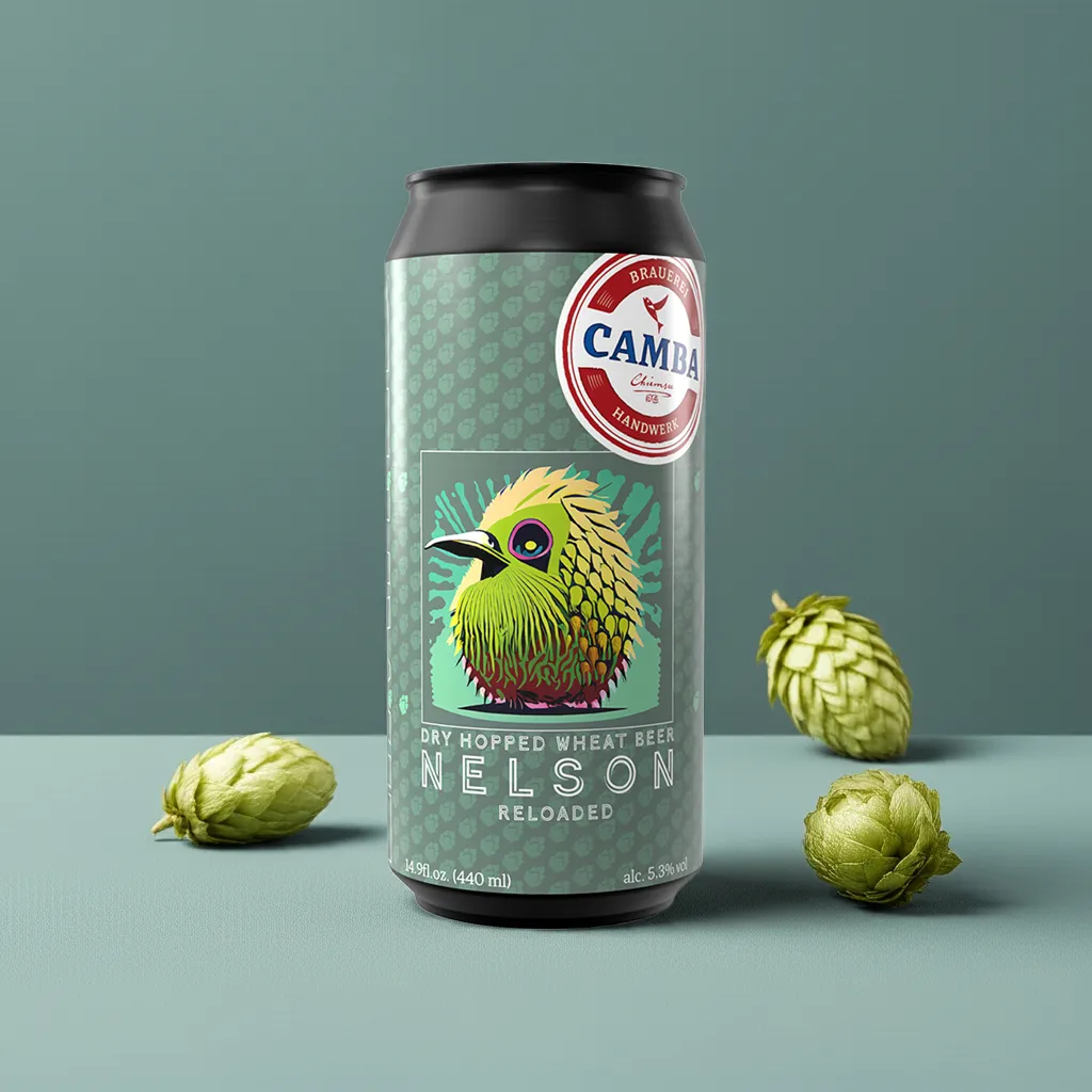 Camba Nelson Reloaded Dry Hop Wheat Bier Dose Stachelbeere