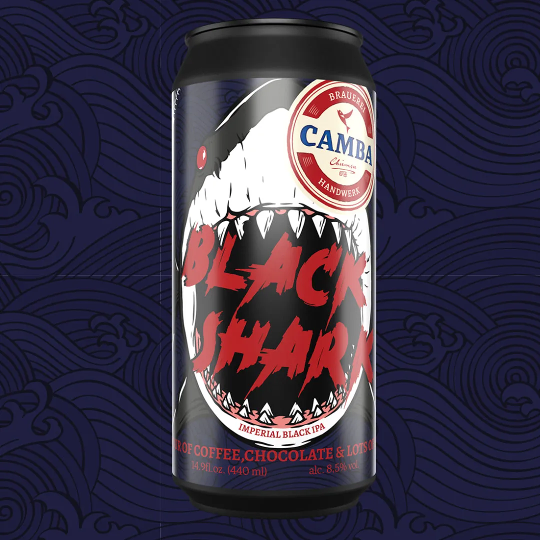 Camba Black Shark Imperial Black IPA Dose röstig