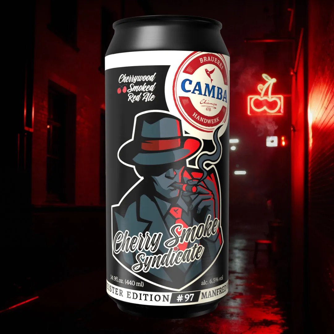 Camba Cherry Smoke Syndicate Red Ale 12x0,44l rauchig