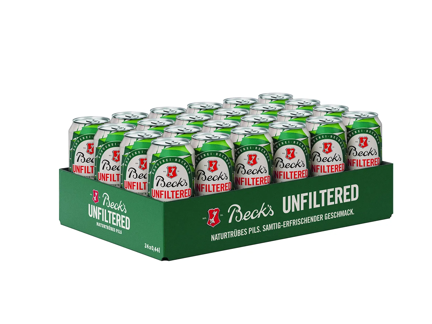 Beck's Unfiltered Dosenbier 24x0,44l naturtrüb