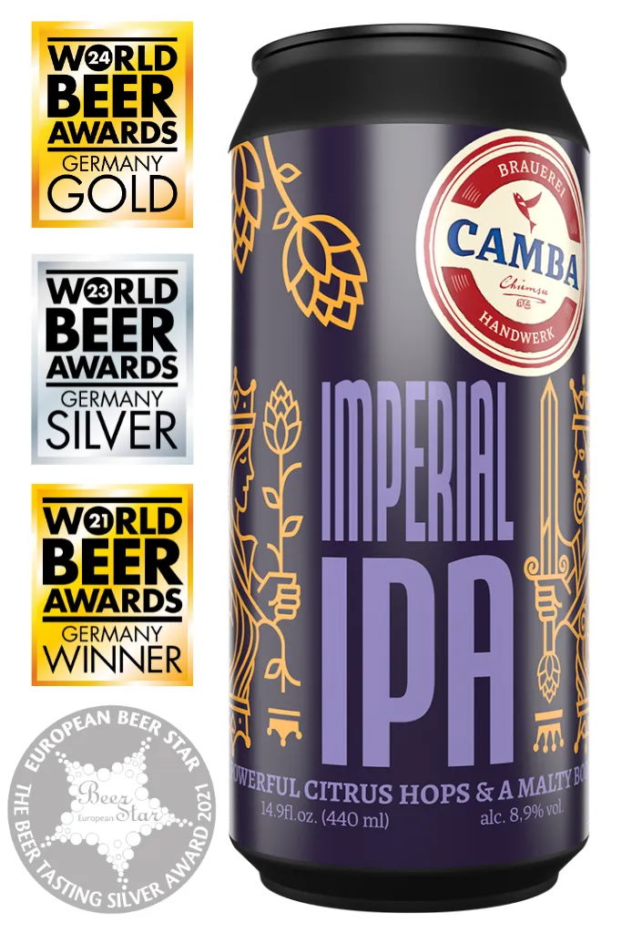Camba Imperial IPA Bier Dose Hopfenbittere