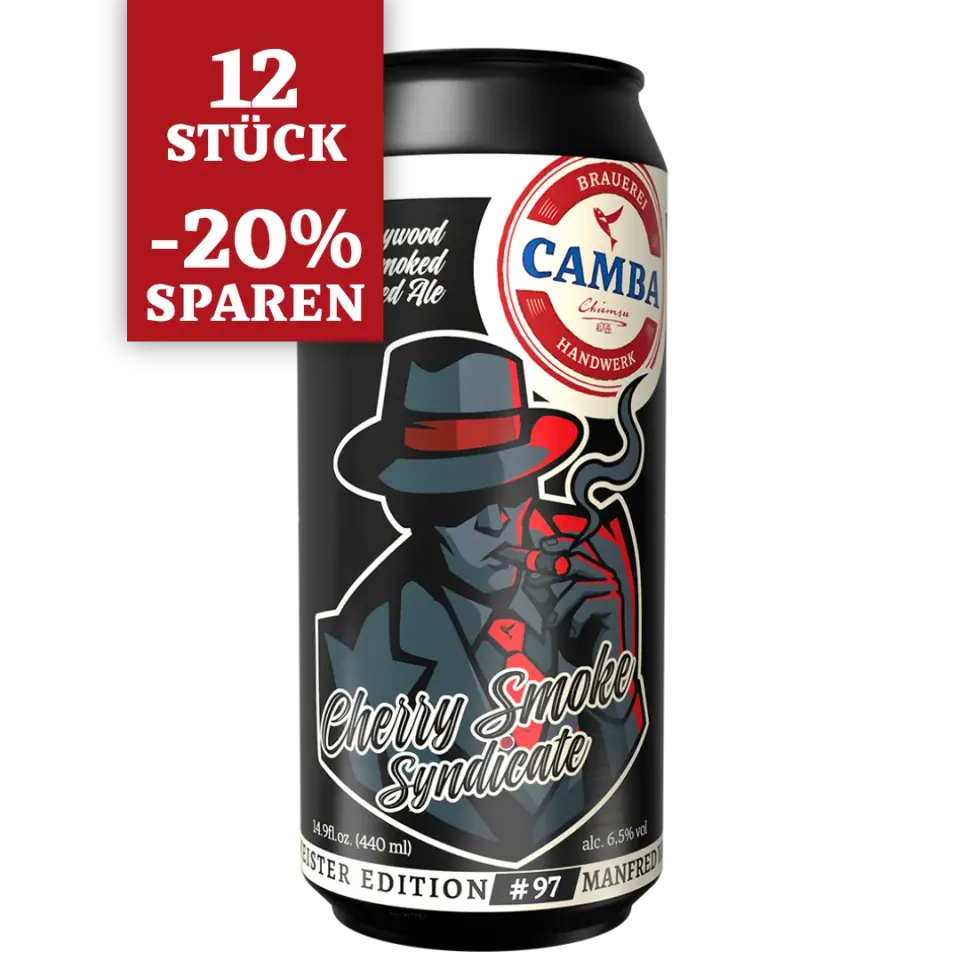 Camba Cherry Smoke Syndicate Red Ale 12x0,44l rauchig