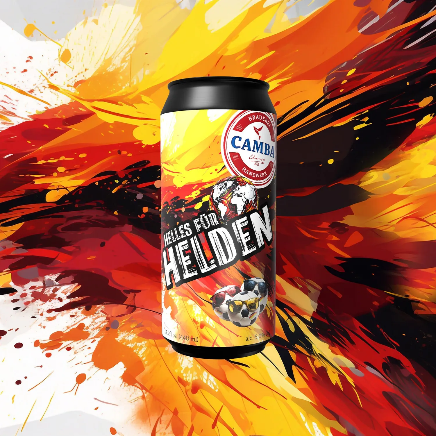 Camba Helles für Helden WM Edition Helles Dose 0,44 l
