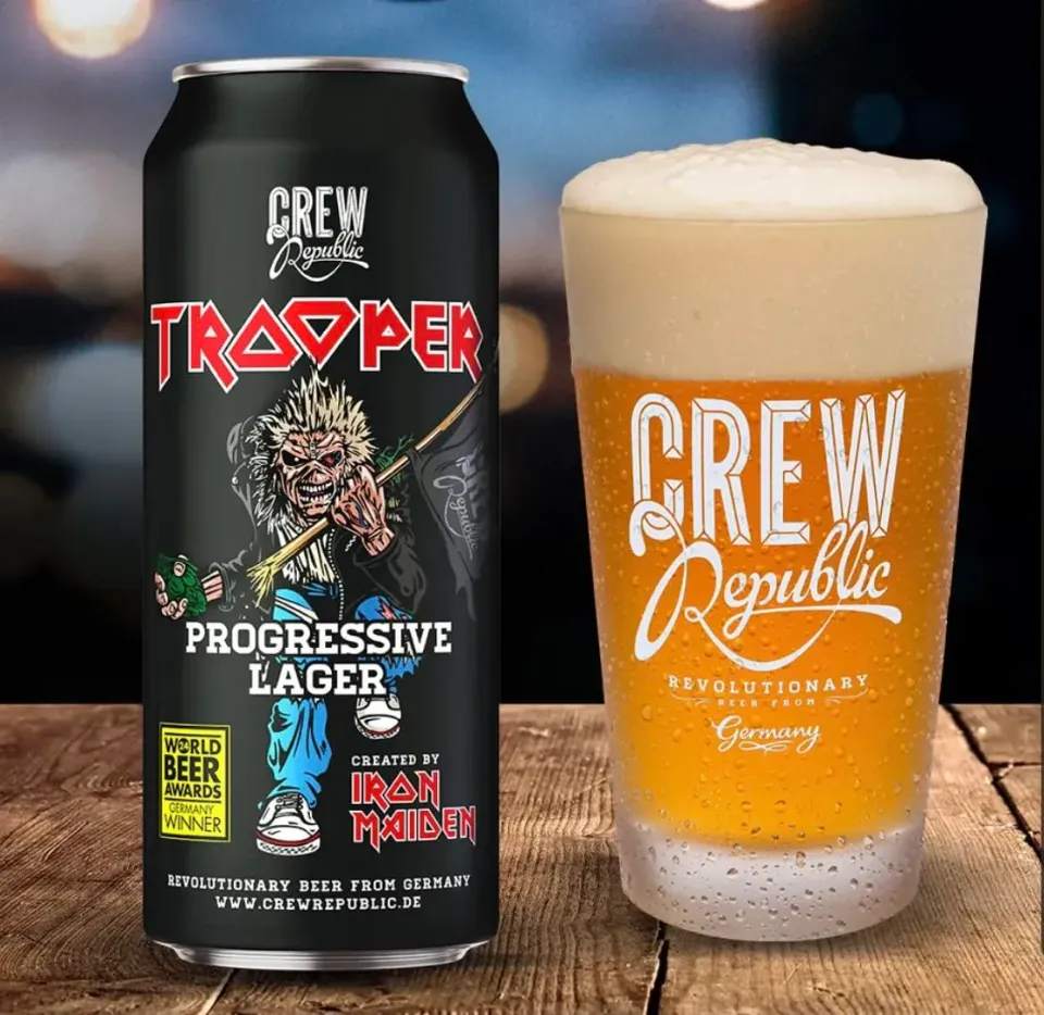 Crew Republic Trooper Lager Dosenbier 20x0,5l hopfig