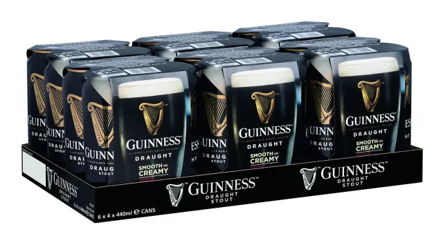 Guinness Draught Bier Dose 24x0,44l röstmalzig