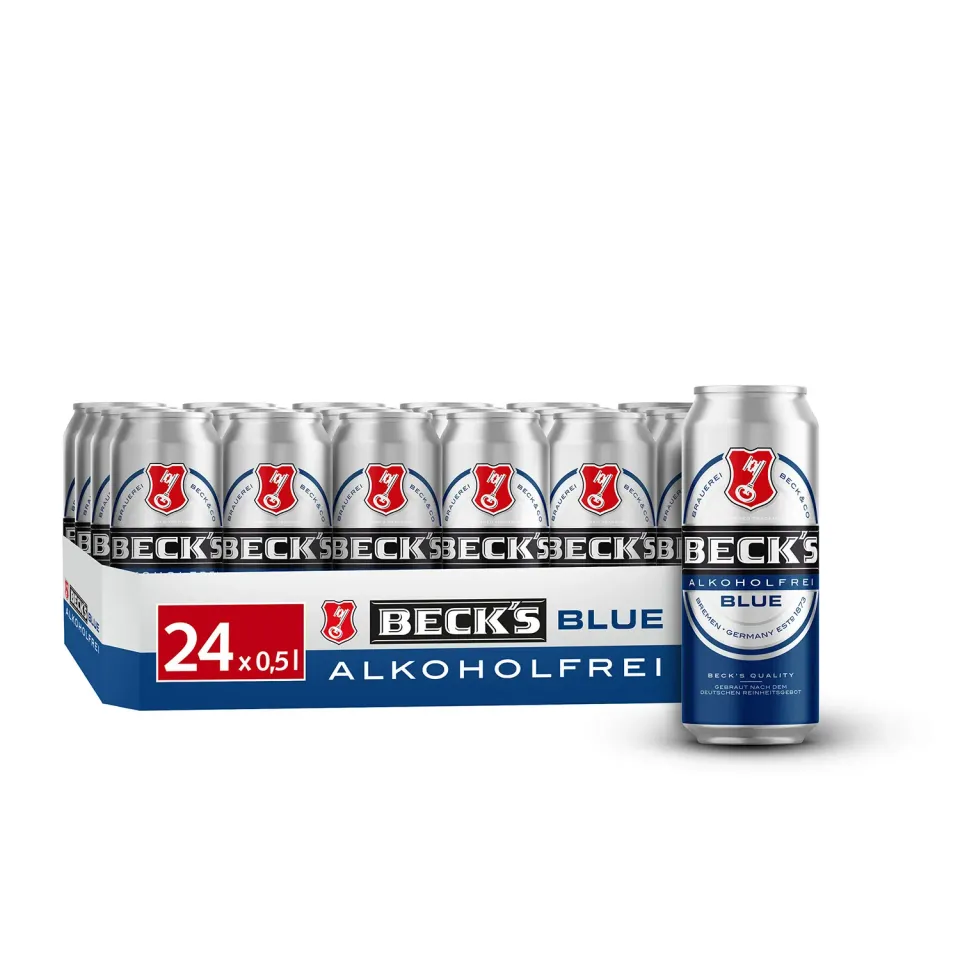 Beck's Blue Alkoholfrei Dosenbier 24x0,5l