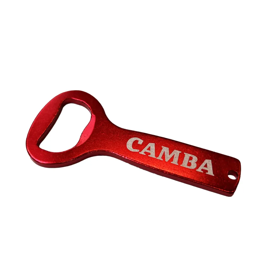 Camba Roter Flaschenöffner Merch für Schlüsselbund Metall