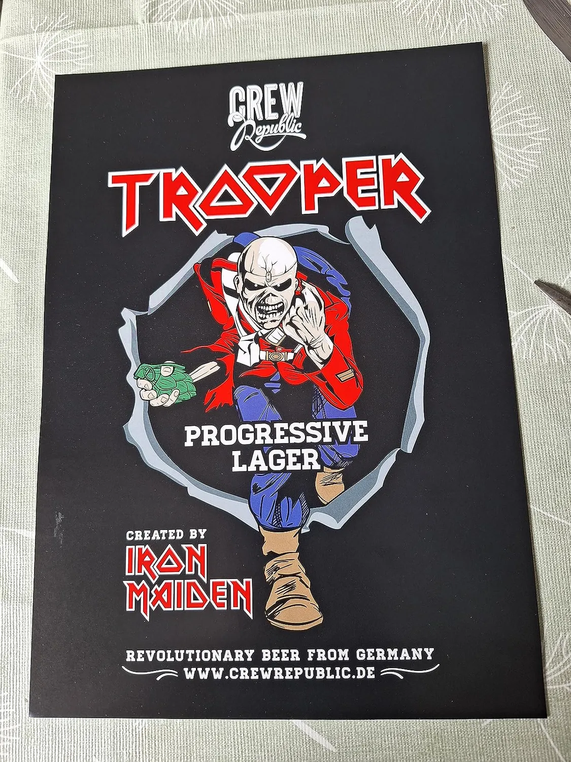 Crew Republic Trooper Lager Dosenbier 20x0,5l hopfig