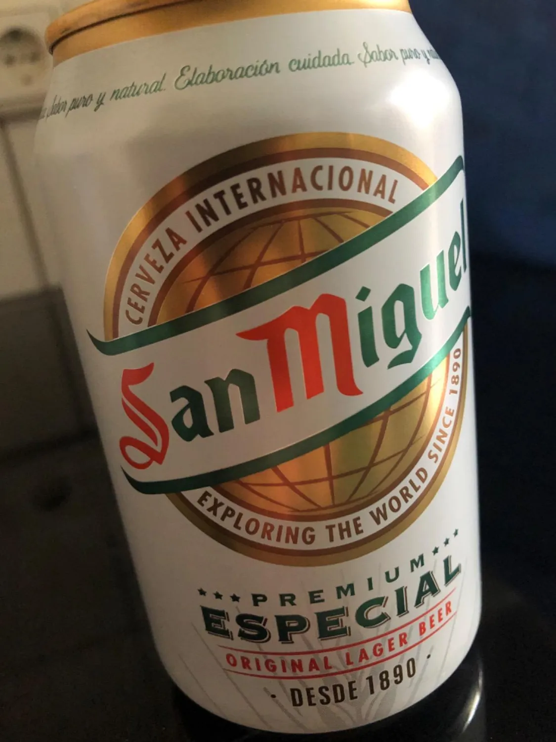 San Miguel Especial Lager Bier 24x0,33l Dose frisch