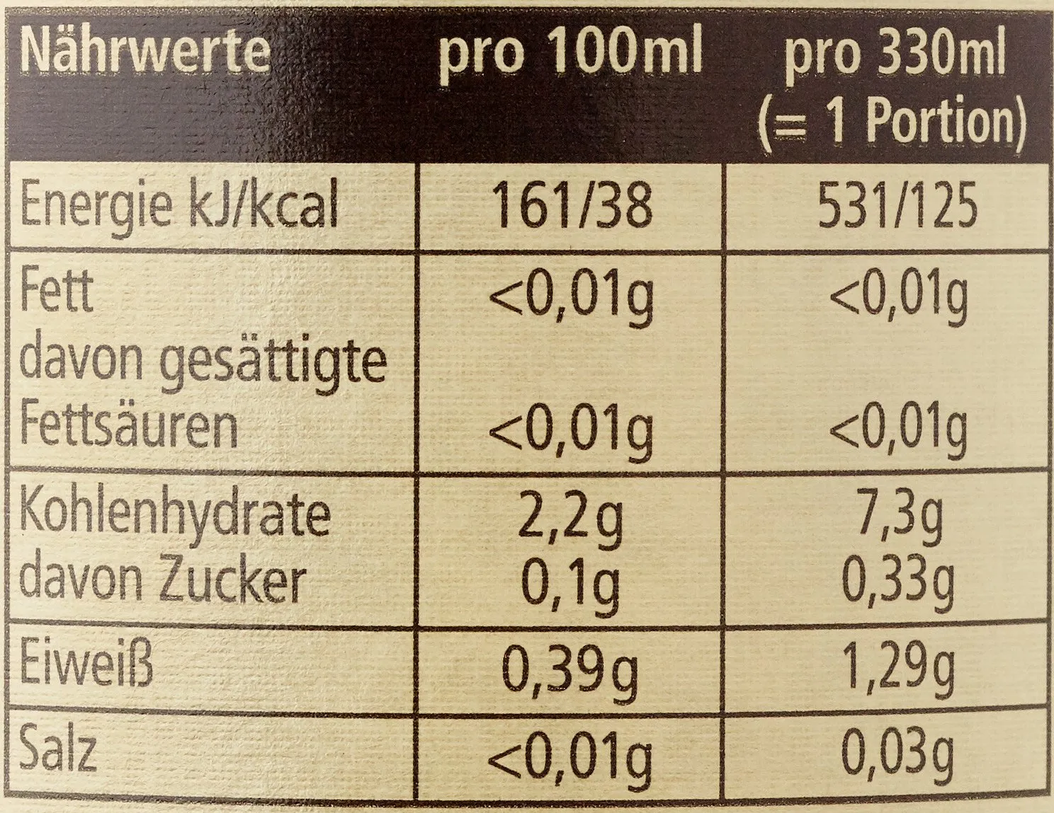Beck's Gold Lager Bier 24x0,33l Kasten mild