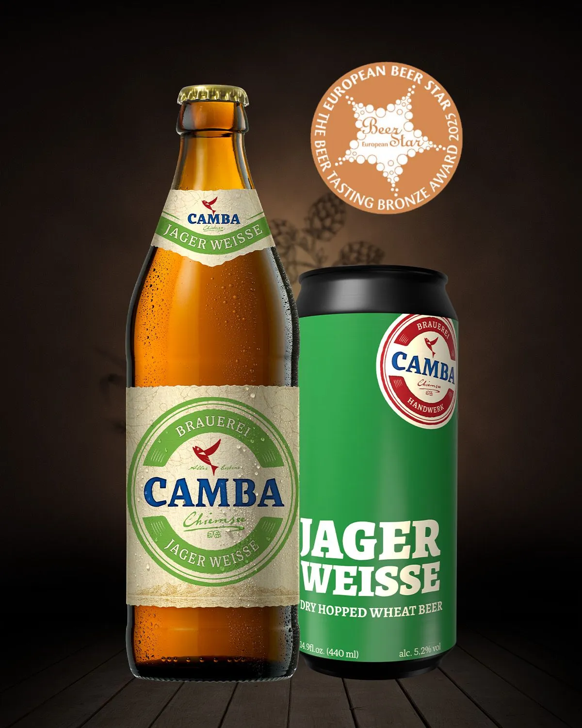 Camba Jager Weisse Weissbier 0,5 l Flasche hopfengestopft