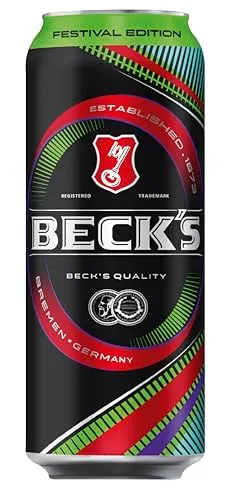 Beck's Pils Festival Edition Dosenbier 24x0,5l herb