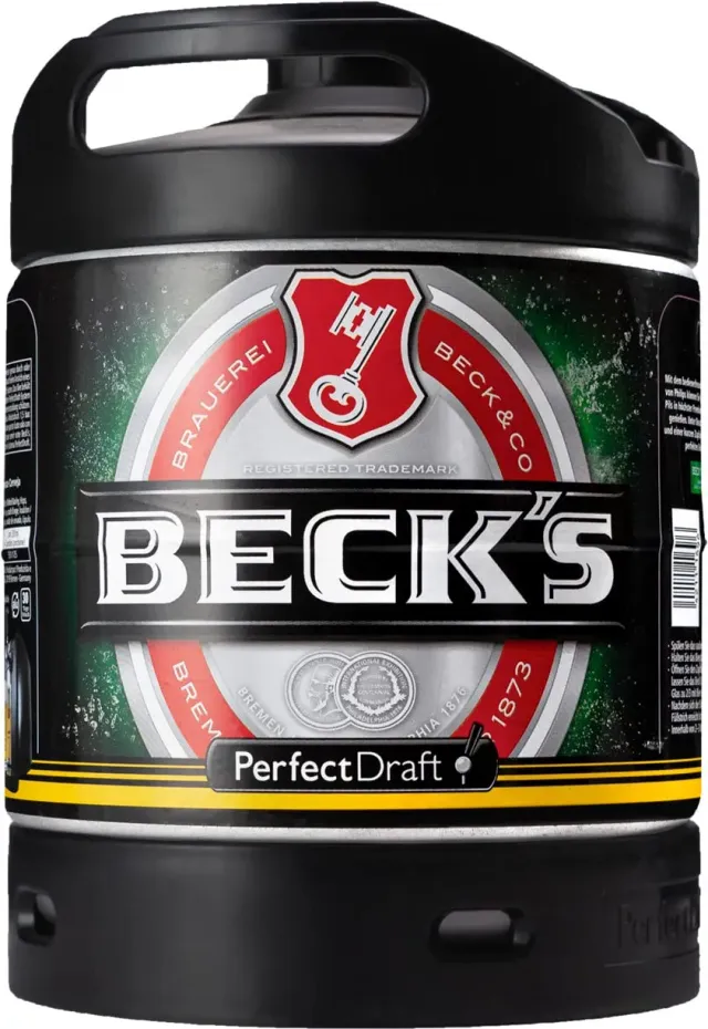 Beck's PerfectDraft Pils Fassbier 6l herb