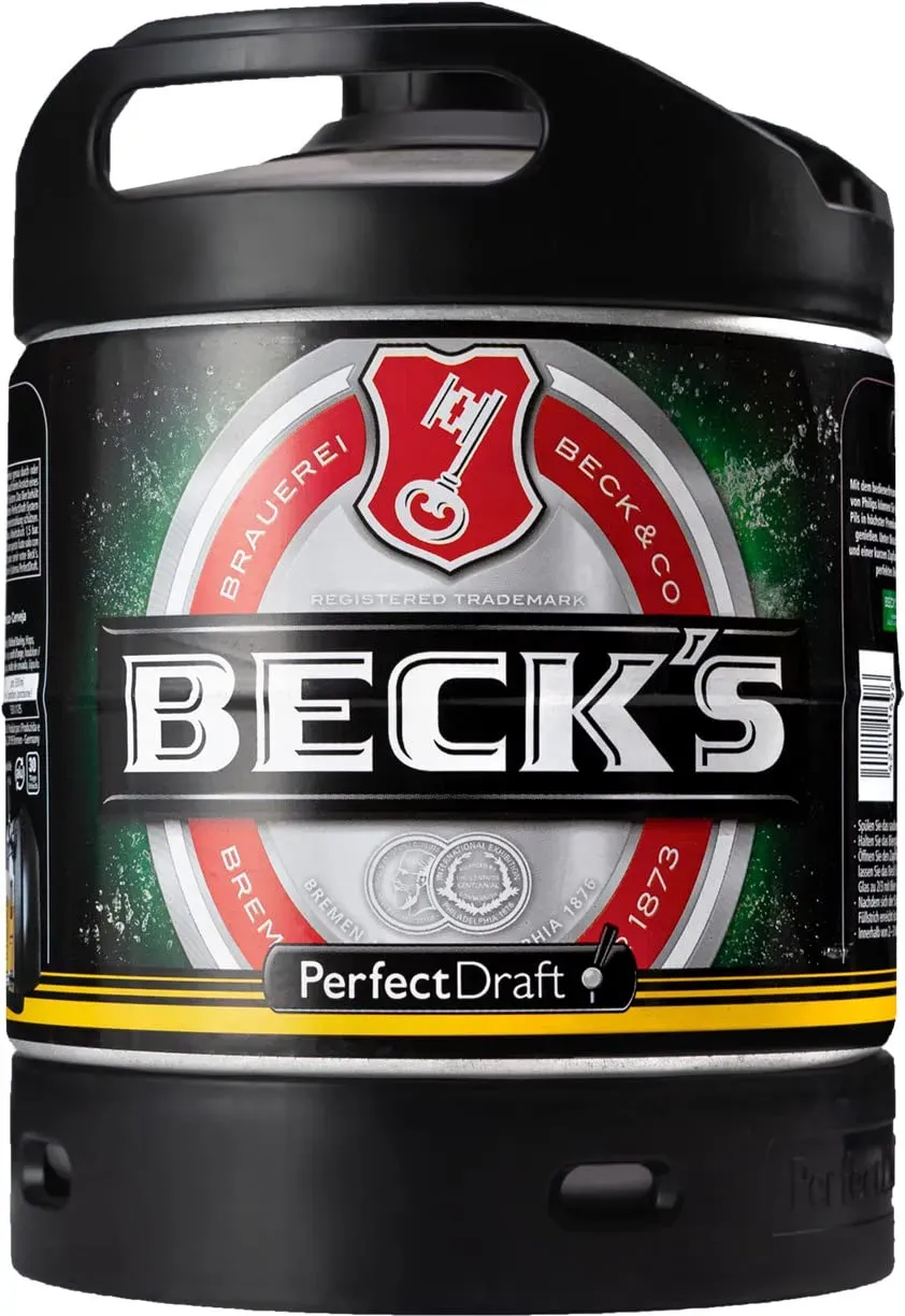 Beck's PerfectDraft Pils Fassbier 6l herb