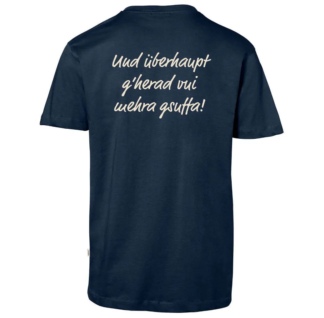 Camba Und überhaupt T-Shirt marineblau gherad vui mehra