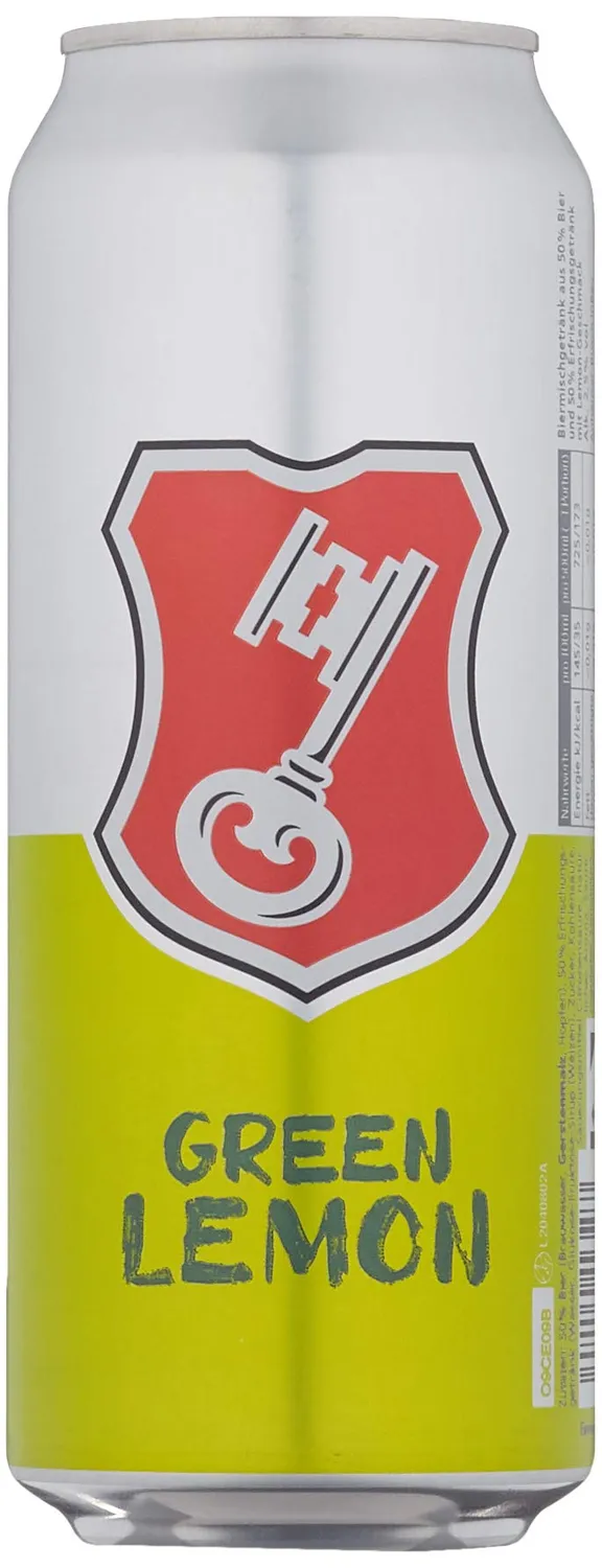 Beck's Green Lemon Biermix 24x0,5l spritzig