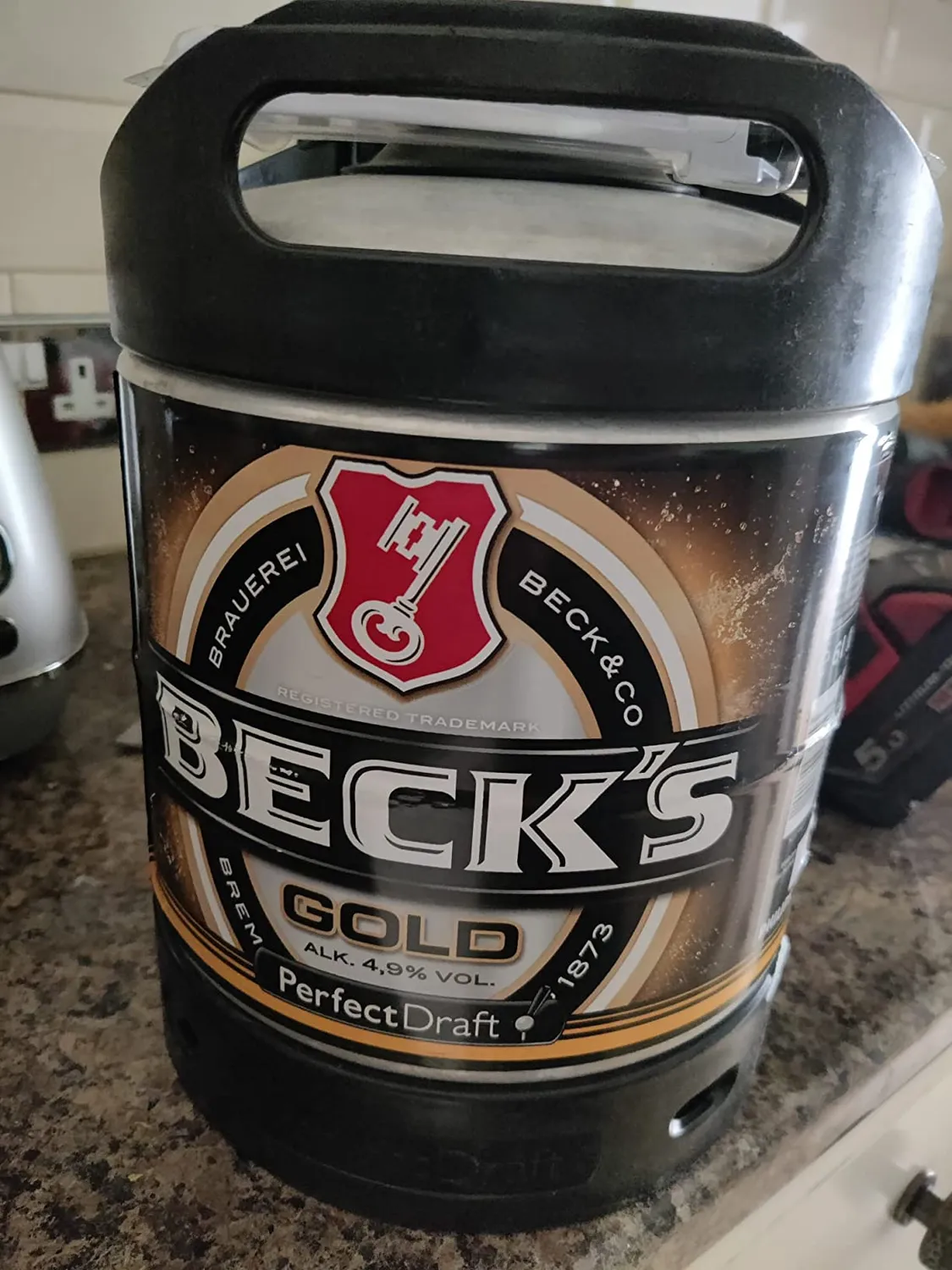 Beck's Gold PerfectDraft Fassbier 6l mild