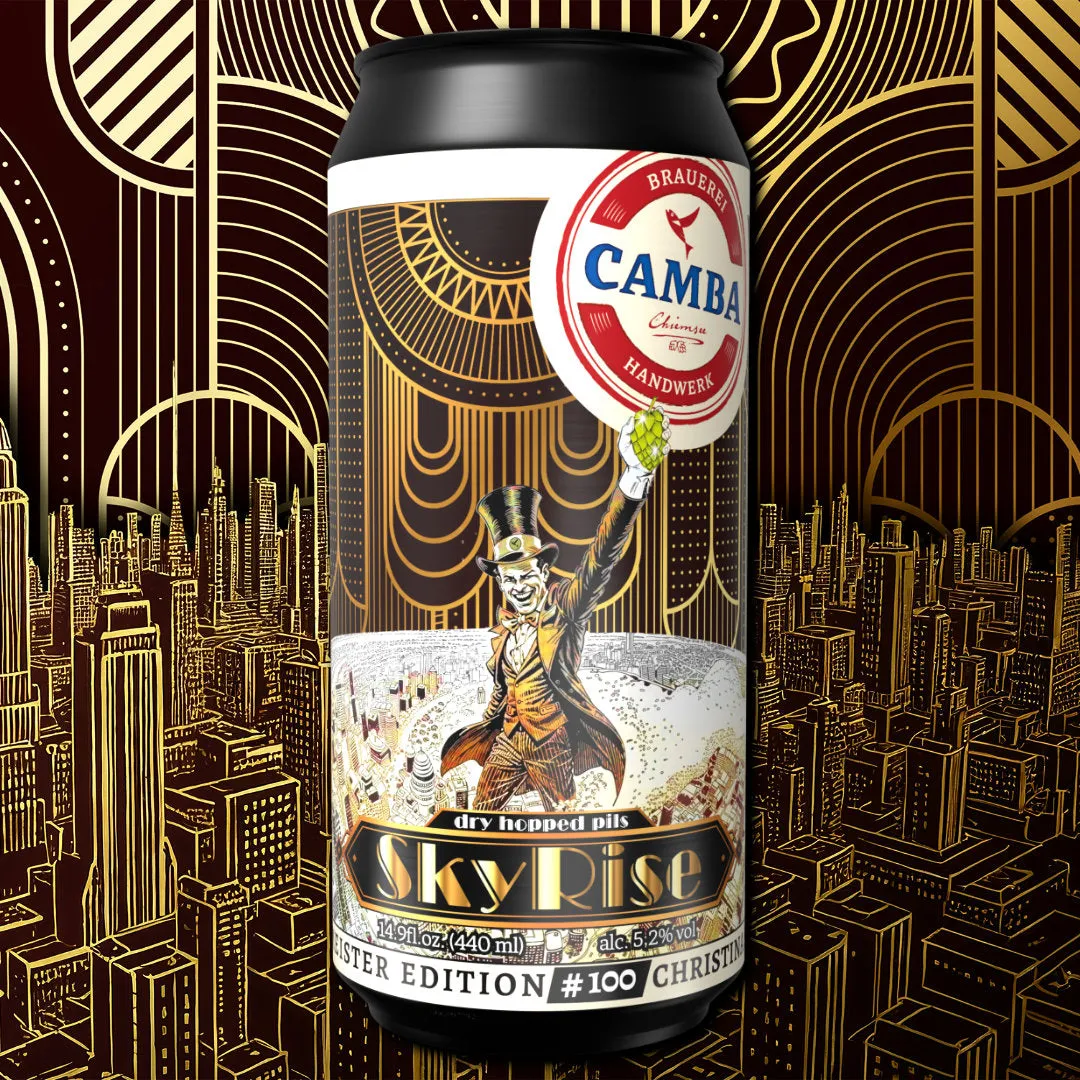 Camba Braumeister Edition #100 Skyrise Bier Dose Pils zitrusfrisch