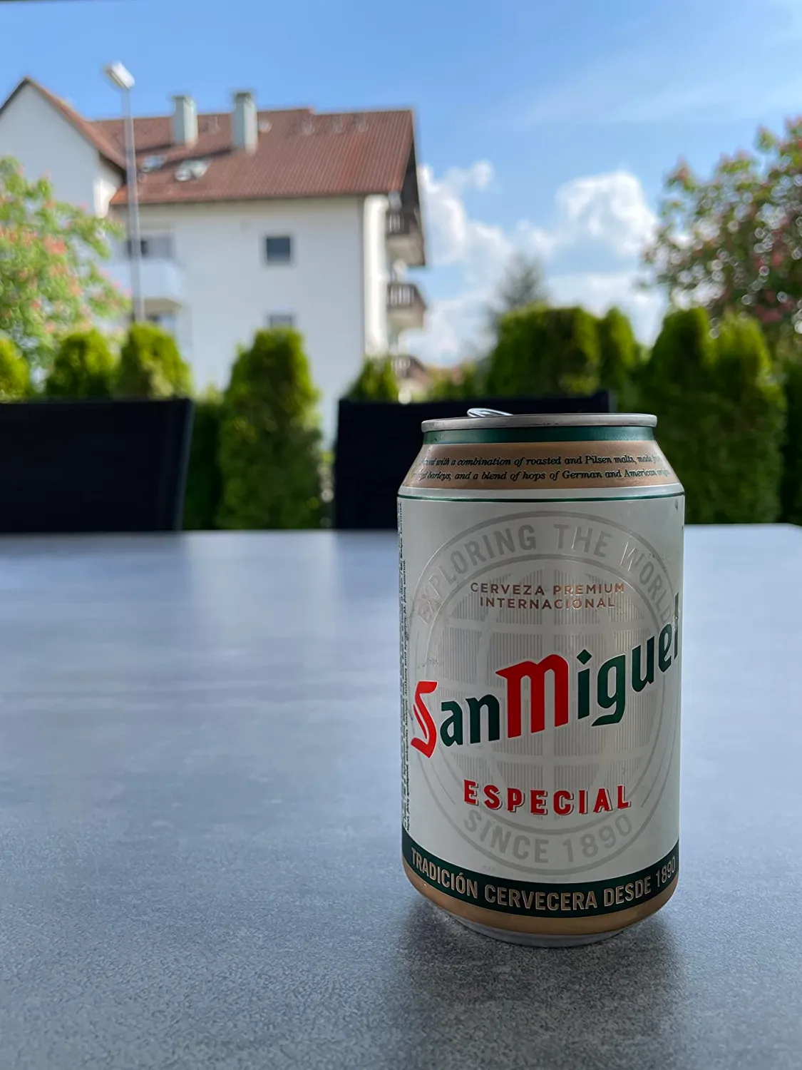 San Miguel Especial Lager Bier 24x0,33l Dose frisch