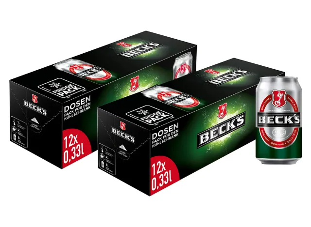 Beck's Pils Dosenbier 24x0,33l frisch