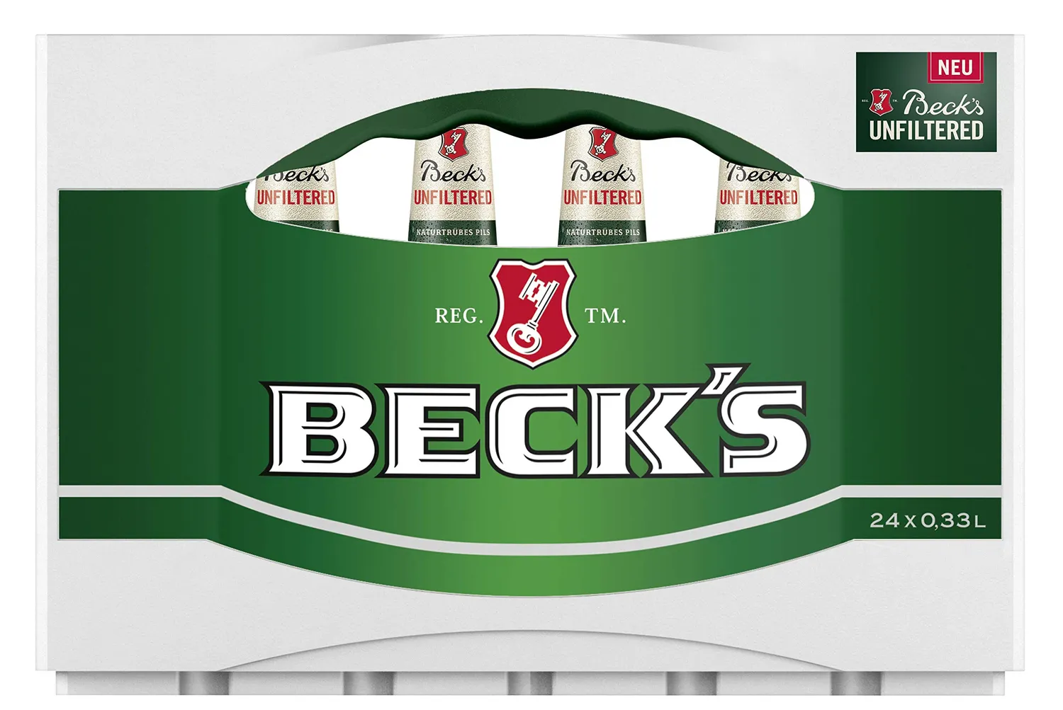 Beck's Unfiltered Pils Flaschenbier 24x0,33l naturtrüb