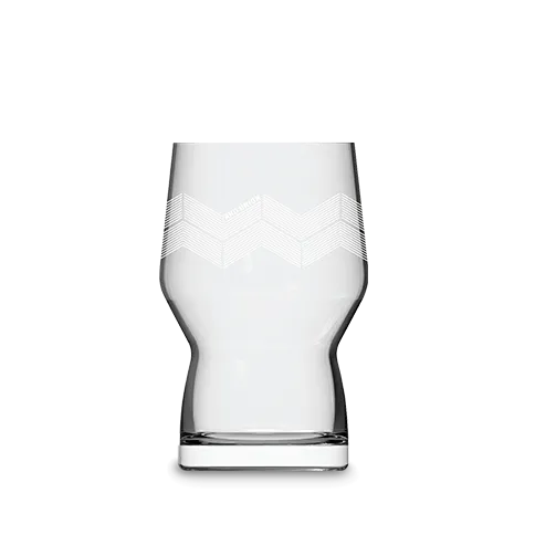 And Union Haus Wave White Bierglas 400ml 6er