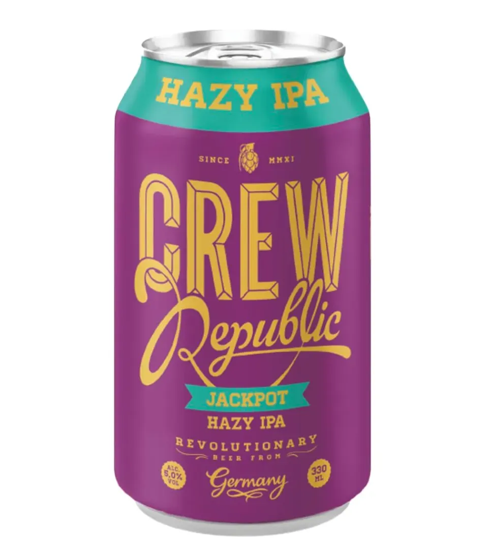 Crew Republic Jackpot Hazy IPA Bier 20x0,33l fruchtig
