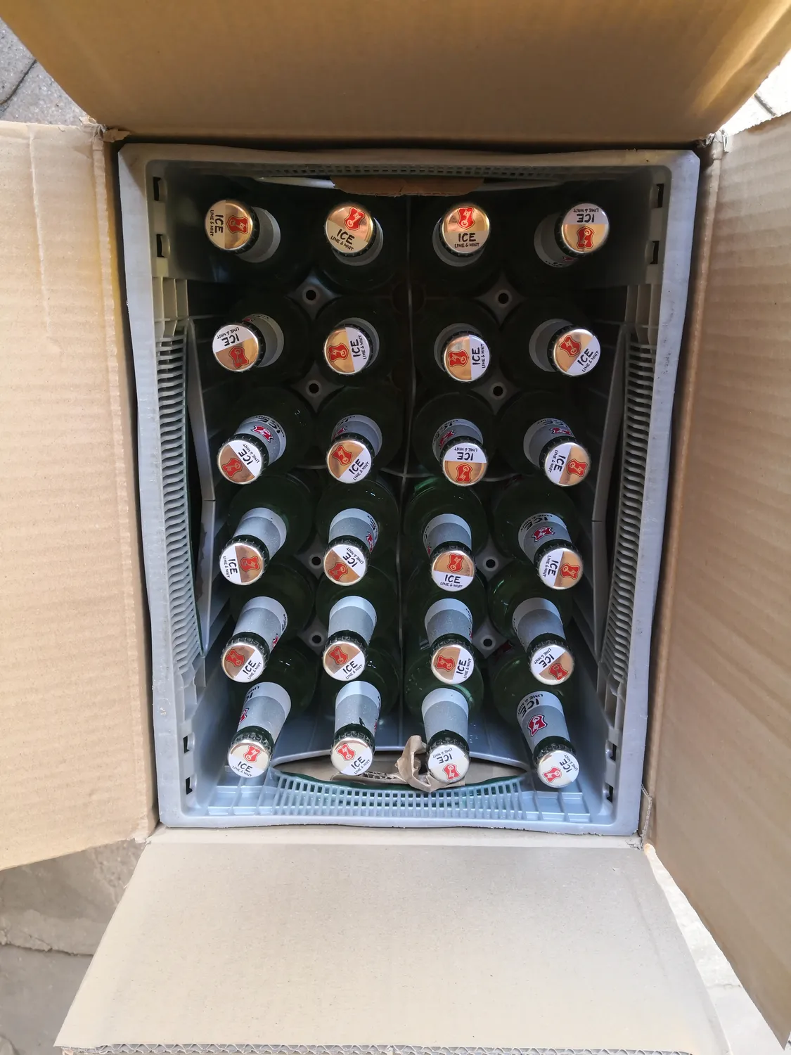 Beck's Ice Lime & Mint Biermischgetränk 24x0,33l Kasten herb-frisch