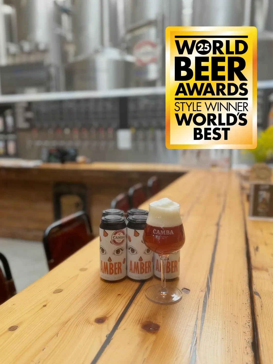 Camba Amber Amber Ale Bier Dose Kirsche