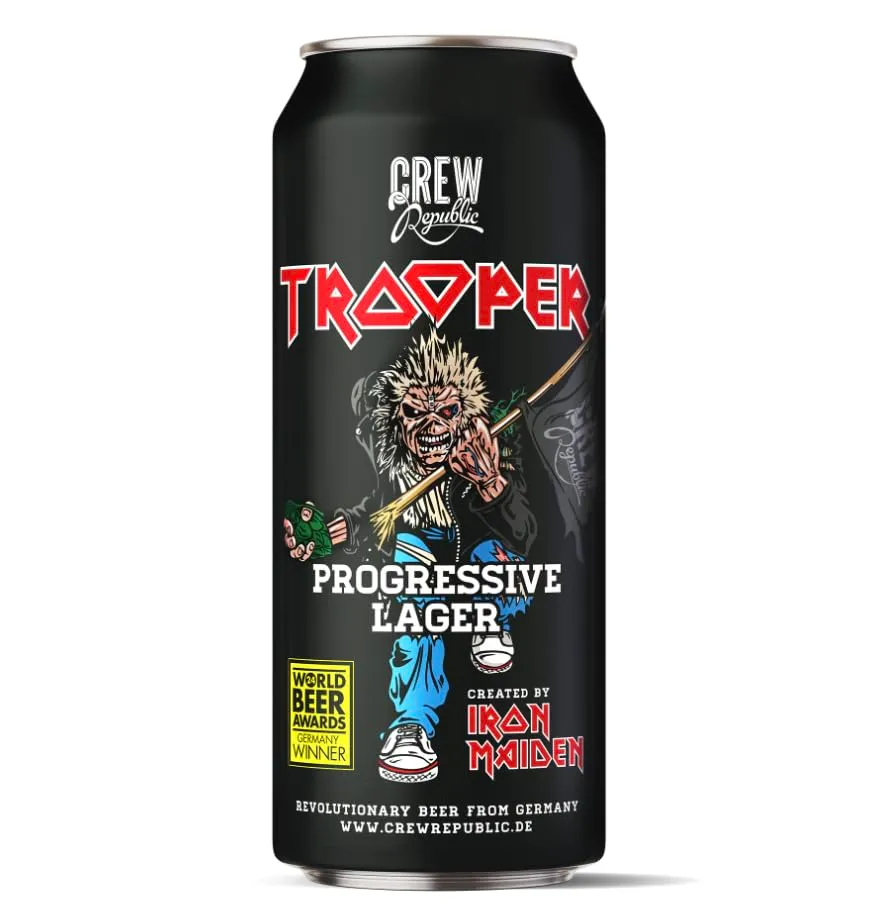 Crew Republic Trooper Lager Dosenbier 20x0,5l hopfig