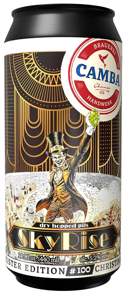 Camba Braumeister Edition #100 Skyrise Bier Dose Pils zitrusfrisch