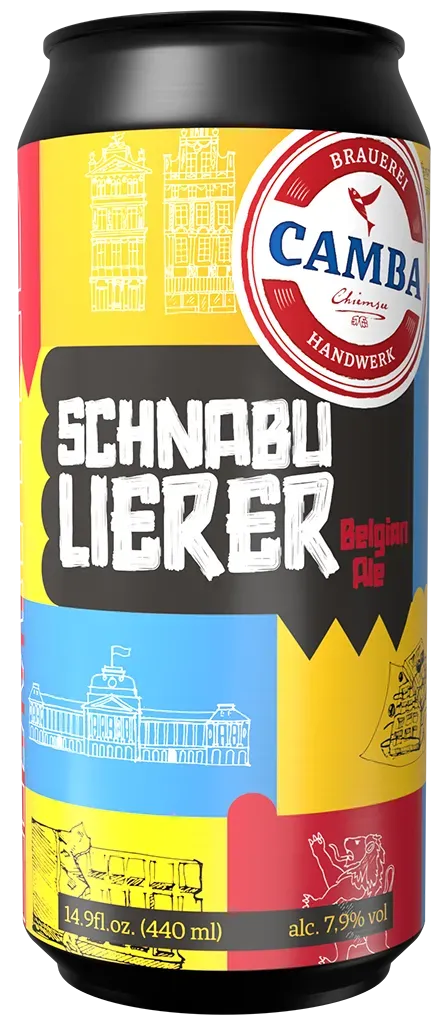 Camba Schnabulierer Belgian Ale Bier Dose Birne