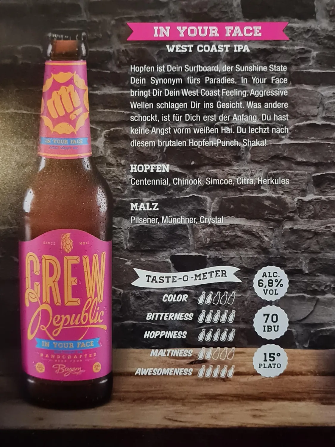 Crew Republic IPA Mix Bier Probierset 20x0,33l hopfig