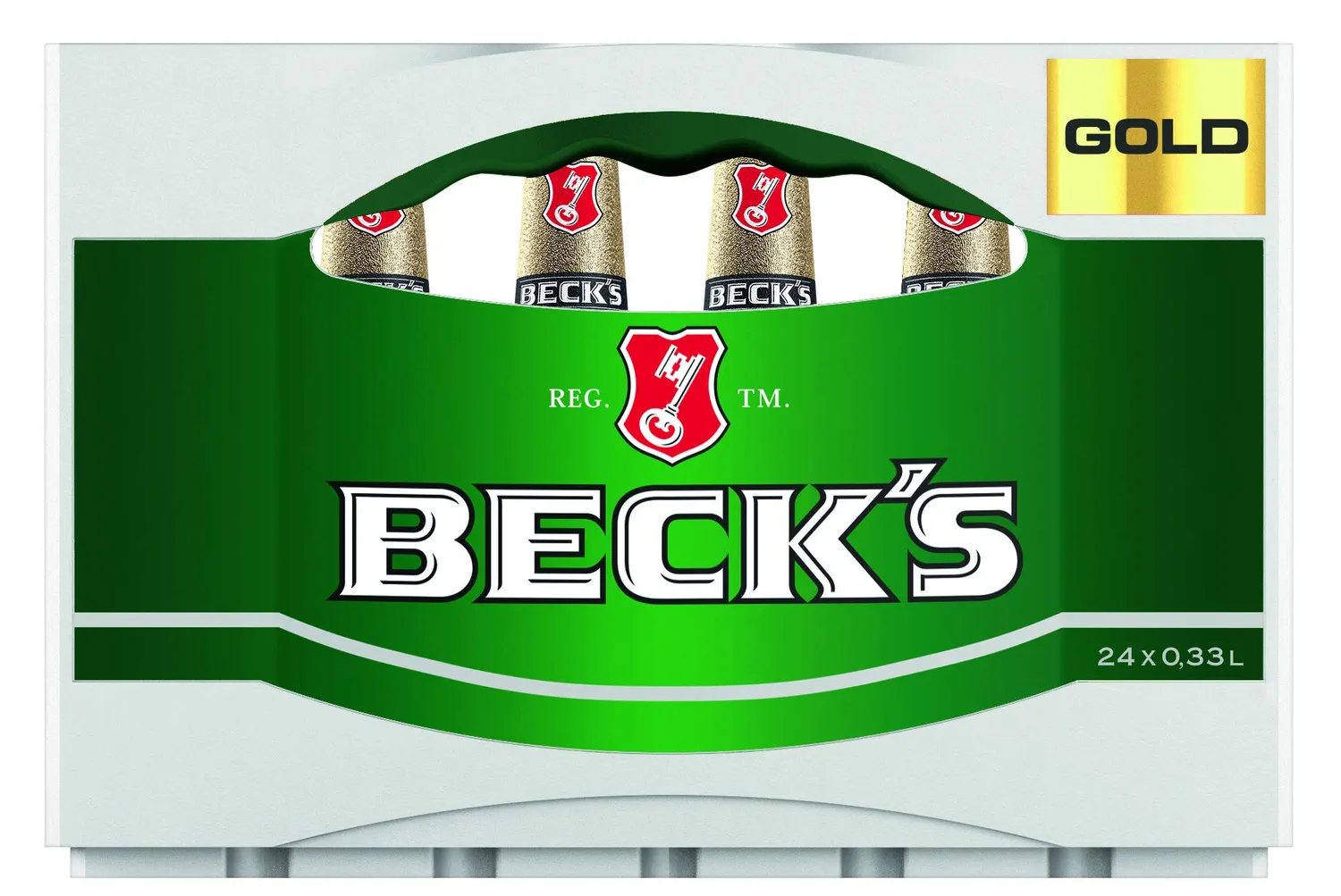 Beck's Gold Lager Bier 24x0,33l Kasten mild
