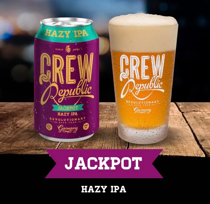 Crew Republic Jackpot Hazy IPA Bier 20x0,33l fruchtig