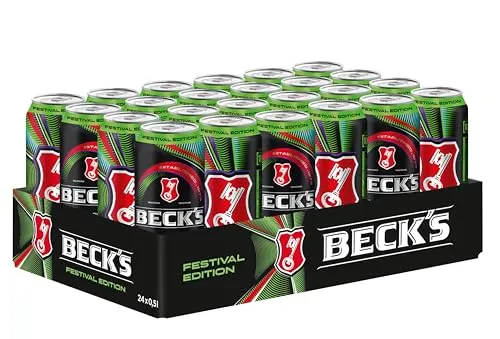 Beck's Pils Festival Edition Dosenbier 24x0,5l herb