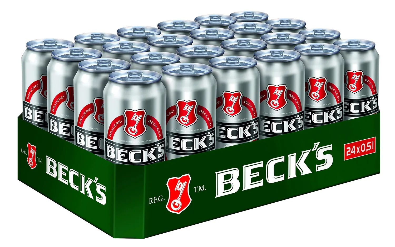 Beck's Pils Dosenbier 24x0,5l herb-frisch