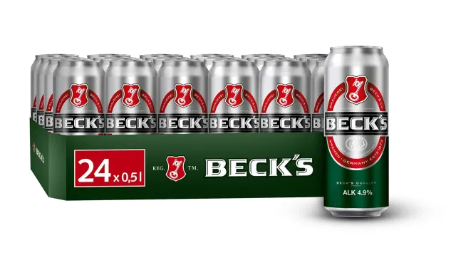 Beck's Pils Dosenbier 24x0,5l herb-frisch