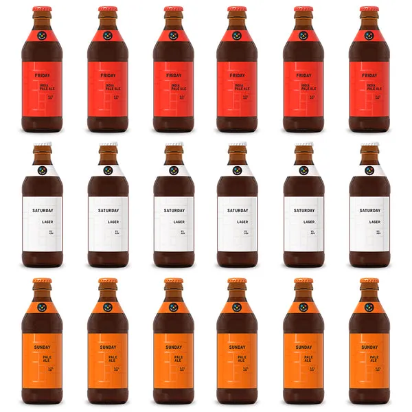 And Union Weekend Bier Probierpaket 18er IPA Mix