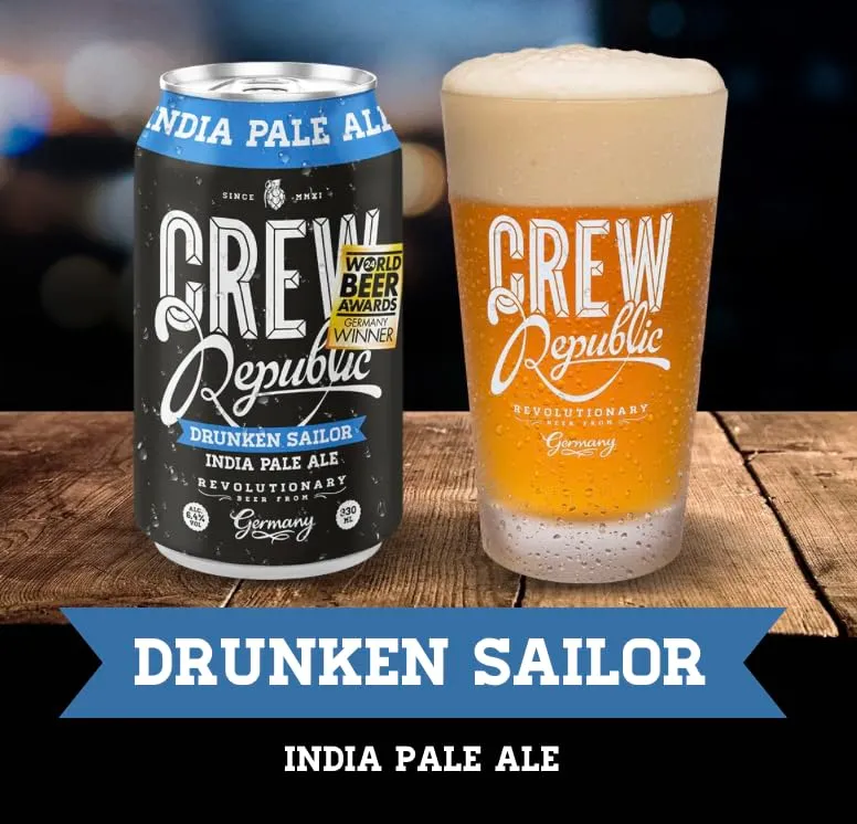 Crew Republic Drunken Sailor IPA Bier 20x0,33l