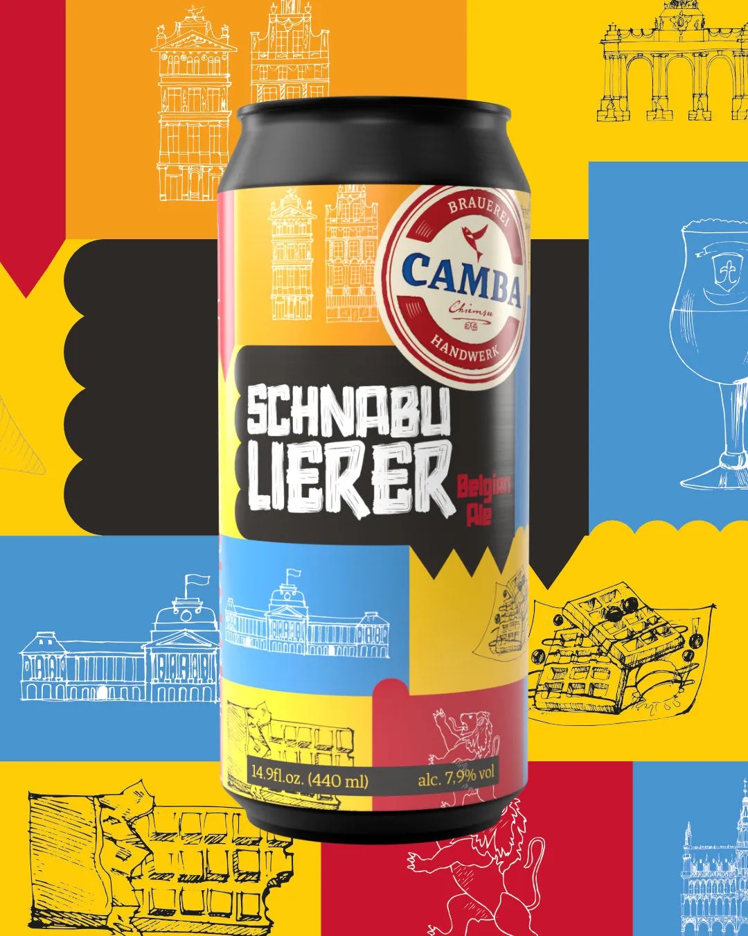 Camba Schnabulierer Belgian Ale Bier Dose Birne
